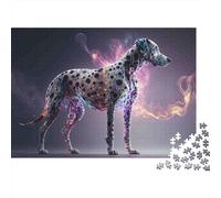 Digital Dalmatian Art Puzzle 1000 Pezzi Cartone Spesso Per Adolescenti 12-18, Puzzle Allenamento Mentale, Divertimento Vacanza, Regalo Anniversario Per Adolescenti 38x26cm/1000pcs