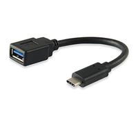 Equip 133455 cavo USB 0,15 m USB 3.2 Gen 1 (3.1 Gen 1) USB C USB A Nero
