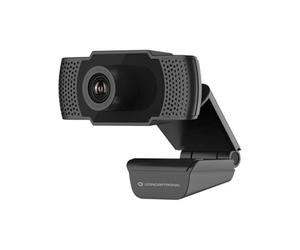 Digital data communication Conceptronic Amdis Webcam 2 MP 1920 x 1080 Pixel USB 2.0 Nero - Conceptronic Amdis, 2 MP, 1920 x 1080 Pixel, 30 fps, H.264,M-JPEG,YUV, 90°, 90°