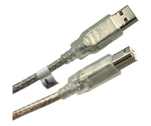 Digital Data e'quip USB2.0 Cavo USB Cavo di collegamento presa A- presa B 5.0 m, colore: Argento