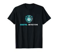 Digital Detective Cybersecurity IT Specialist Analista Tech Maglietta