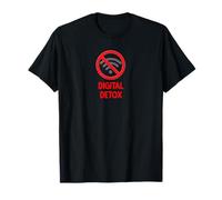 Digital Detox Senza Grafica WiFi Maglietta