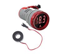 Digital Display Current Indicators 22mm Round Head Led Tester 0-100a Ammeter Monitors Gauge Meter Panel Home