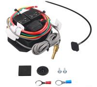 Digital Dual Fan Controller, 12V 40A Relè Interruttore di Controllo della Temperatura Kit Con Controllo di Raffreddamento (versione filettata)