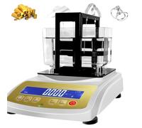 Digital Electronic Gold Purity Tester, Gold Density Meter, Precious Metal Authenticity Tester for Jewelry Industry Bank Pawn Industry Gold Precious Metal Research Lab Weighing Precision 0.01g,200K