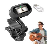 Digital Electronic Guitar Tuner, Quick and Accurate Sensing, Large Clear Lcd Display for Portable Travel Use, Perfect Electric Guitar, Bass, Acoustic, Musicians on Stage, Studio