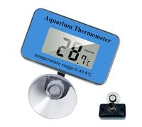 Digital Fish Tank Thermometer, Accurate Aquarium Temperature Meter, 4,6 x 2,7 x 1,4 cm, LCD Display, Easy-to-Read Screen, Waterproof Design, Ideal for Fish Tanks and Aquariums