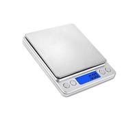 Digital Food Scale for the Kitchen, Stainless Steel Panel, 3KG 0.1 Gram LCD Accuracy
