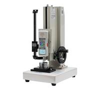 Digital Force Gauge Stand - Manual Push Pull Test Stand with Digital Scale Ruler, USB Data Output, Ideal for Lab Tension Tests, Stroke 180mm/7(500N)