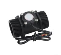 Digital Hall Effect Water Flow Meter Dn40 Dn50 Nylon Construction Pulse Signal Output per l'irrigazione dei terreni agricoli e la gestione delle acque comunali (DN40 Nero 1.5)