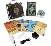 Digital Holy Quran Pen Exclusive Word-by-Word Function for Kid and Arabic Learner Downloading Many Reciters and Languages Digital Qu'ran Talking Pen 5 Small Books Metal Box
