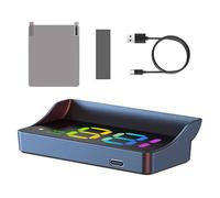 Digital HUD, Car Head-Up Display, Universal Unit with Double-Mode, ABS Dashboard Projector, Vehicle Gauge with Compass Altimeter, Trip Clock for SUV Driving Golf