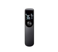 Digital Infrared Thermometer Highly Sensitive Non-Contact Body Temperature Measuring Meter Hygrometer Black
