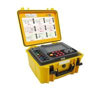 Digital Insulation Resistance Tester Tester di resistenza di progettazione Strumento di prova for misuratore di resistenza di terra a doppio morsetto impermeabile con grande schermo Megohmmeter Tester