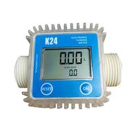Digital K24 Turbine Digital Die-sel Misuratore di portata del carburante for strumenti di misurazione Misuratore di portata del liquido di mare for sostanze chimiche(Blue Horizontal)