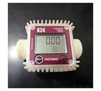 Digital K24 Turbine Digital Die-sel Misuratore di portata del carburante for strumenti di misurazione Misuratore di portata del liquido di mare for sostanze chimiche(Red Horizontal)