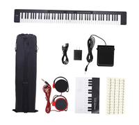 Digital Keyboard Tastiera Elettronica Pieghevole Portatile A 88 Tasti Unita Al Pianoforte Elettrico
