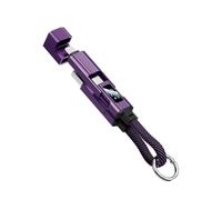 Digital Keychain Charging Cable - Four in 1, 65W Fast Data Lanyard Cord | Multi-Functional LED Power Link Short Portable Charger | for Tech Lovers Travel Vacation Camping Backpacking Business Trip