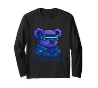 Digital Koala Cyber Explorer Arte Maglia a Manica