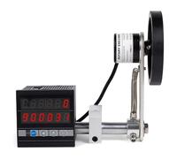 Digital Length Meter Counter, Mechanical Length Counter Rolling Wheel, 0-999999 Mechanical Counter, Measuring Wheel in Feet, Inch, Meter, Yard, for Cable Fishing Line Silk Thread Wire