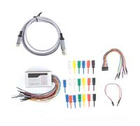 Digital Logic Analyzer, 16 Channel Logic Analyzer with 100M Sample Rate and 10G Depth, Adjustable Threshold Voltage from - 4V to +4V, Dual PWM Output for ARM FPGA Debugging, Inclu