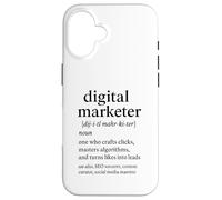 Digital Marketer Definizione Divertente Design Creativo Custodia per iPhone 16