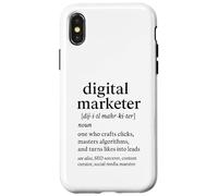 Digital Marketer Definizione Divertente Design Creativo Custodia per iPhone X/XS