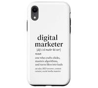 Digital Marketer Definizione Divertente Design Creativo Custodia per iPhone XR