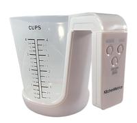 Digital Measuring Cup Scale - 8.27in High Precision Kitchen Weighing Tool | ABS PC Electronic Scale - LCD Display Food Measuring Cup with 5kg Capacity for Cooking Baking Use
