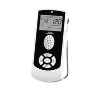 Digital Metronome for Guitar Piano Drum and All Instruments with Timer, English Vocal Counting and 2 Different Sounds(Battery model-Whtie)