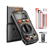 Digital Multimeter Tester, Residential Electrical Outlet Meter, Compact Versatile Electric Measuring Tool, Accurate Voltage and Current Detection for Home, Laboratory, 5.08x2.52x1.18 Inches