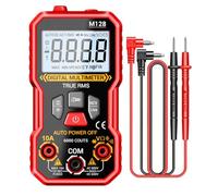 Digital Multimeter, Voltage Test, Circuit Analyzer, Red, Black, Auto Ranging Display, Non Detection, Ideal for HVAC Maintenance, Solar Panel Setup, Automotive Repair, Industrial Use