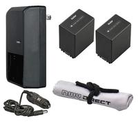 Digital Nc Batterie Intelligenti ad Alta capacità compatibili con (2 unità) + Caricabatterie da Viaggio AC/DC