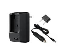 Digital Nc Caricabatterie compatibile con Kodak PIXPRO AZ425, tensione universale (100-240 V), design compatto portatile, spina estraibile (include caricabatteria da auto)