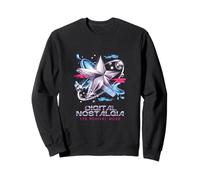 Digital Nostalgia Y2K Revival Mode Star Cybercore Estetica Felpa