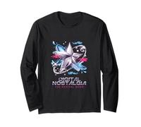 Digital Nostalgia Y2K Revival Mode Star Cybercore Estetica Maglia a Manica