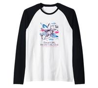 Digital Nostalgia Y2K Revival Mode Star Cybercore Estetica Maglia con Maniche Raglan