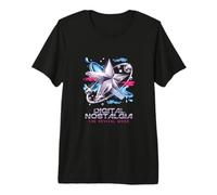Digital Nostalgia Y2K Revival Mode Star Cybercore Estetica Maglietta Premium