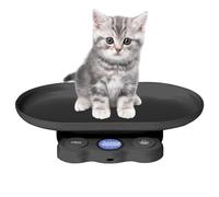 Digital Pet Scale, portatile non Slip Weighing Tool, Accurate Puppy and Hamster Scale for Home, Farming, Weight Measurement, Small Animals, 12.01x7.87x2.17 Inches