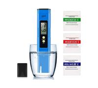 Digital PH Meter, PH Tester for Water, PH Meter 0.01PH High-Precision Water Quality Tester with ATC, 0-14PH Measurement Range