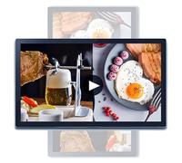 Digital Photo Frame Electronic Wall Pubblicità Macchina Media Player HD Qualità Paesaggio Ritratto Arresto programmato per varie scene