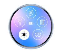 Digital Pin Badge Smart 1.7 Inch - Sign with Touch Screen Digital Button
