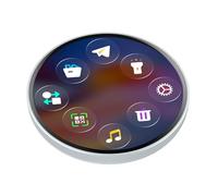 Digital Pin - High Definition Touchscreen Decor, Digital Display Badge Pin, Animated Pins for Anime Fans | Collectible Pins for Football Music Concert Events | Interactive Badge for Boys, Consulte la