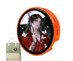 Digital Pin - Pulsante touch elettronico, pin digitale con schermo touch HD da 4,7 cm e pixel, per gli appassionati di fumetti e cosplay a casa o in ufficio