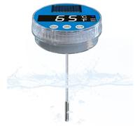 Digital Pool Temperature Sensor - Wireless Floating Solar Powered Temperature Monitor, Ampio Display Pond and Spa Thermometer for Accurate Water Readings | Easy-to-Read Big Number Gauge for Pool,