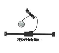 Digital Readout Linear Scale, Stainless Steel Aluminum Alloy Digital LCD Display, 001mm. Resolution for Lathe Milling Machines, Industrial Digital Readout with Strong Base (0-300mm)