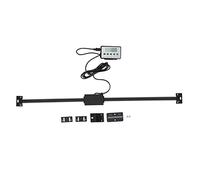 Digital Readout Linear Scale with LCD Display, Metric and Imperial Dual Units, 0.01mm Resolution Stainless Steel Ruler for Lathe Milling Machines, Magnetic Base Included (0-500 mm)