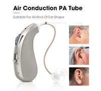 Digital Rechargeable Hearing Aid Adjustable Sound Voice Amplifier Behind Ear