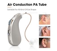Digital Rechargeable Hearing Aid Adjustable Sound Voice Amplifier Behind Ear