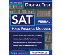 Digital SAT Verbal: Hard Modules, 2025-2026 Edition: 1